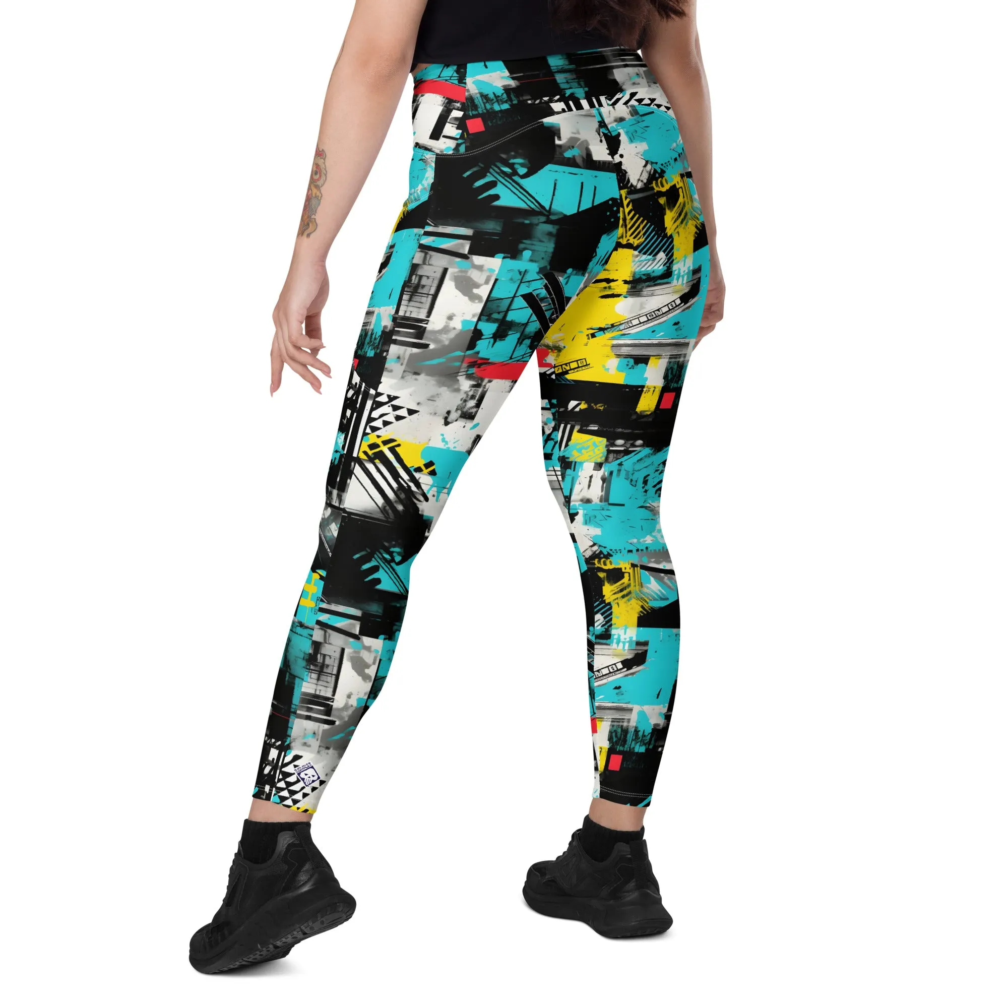 Island Strides: Women's Mile After Mile Tropical Thunder Running Leggings