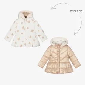 Ivory Reversible Stars Coat