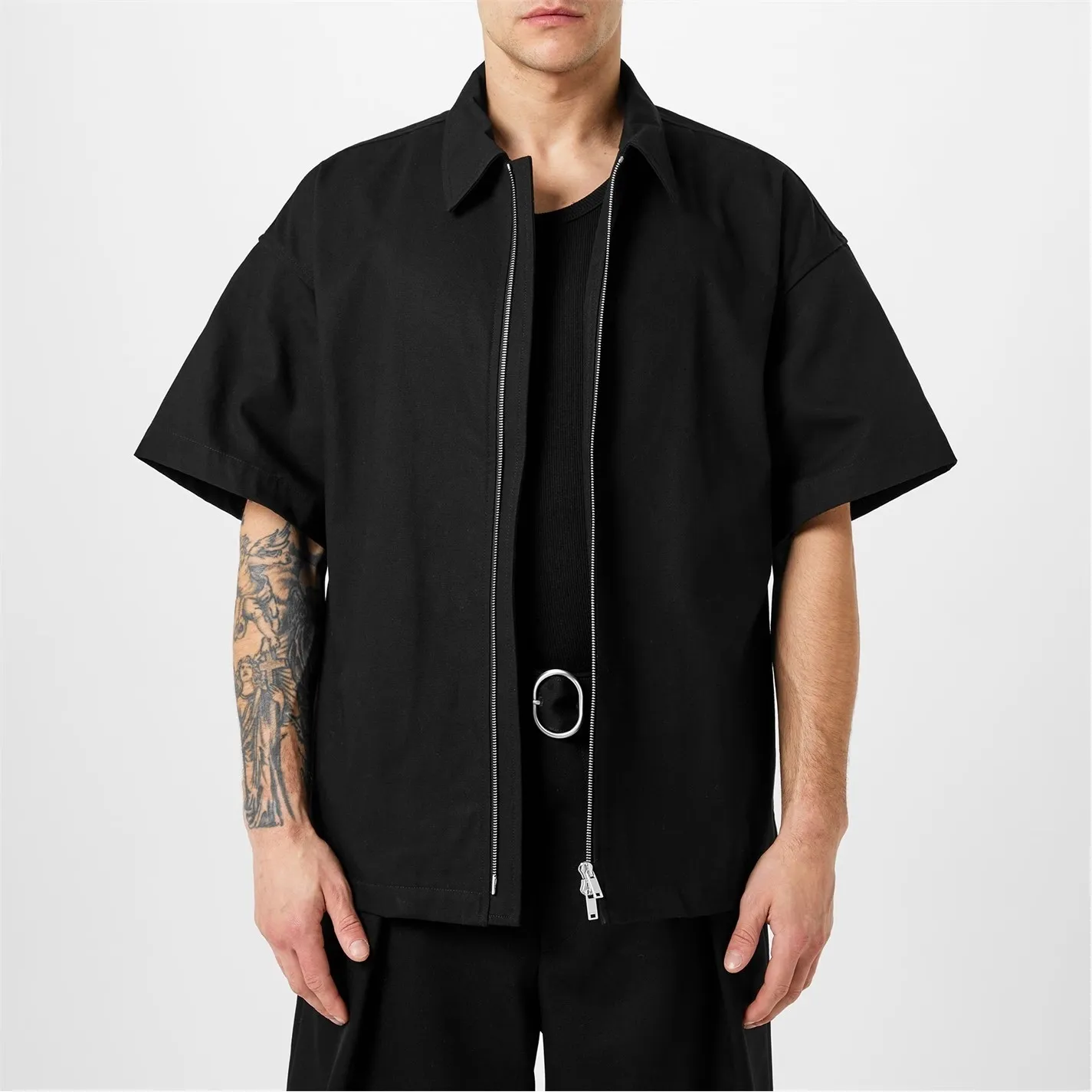 Jil Sander  |Plain Cotton Oversized Designers Shirts