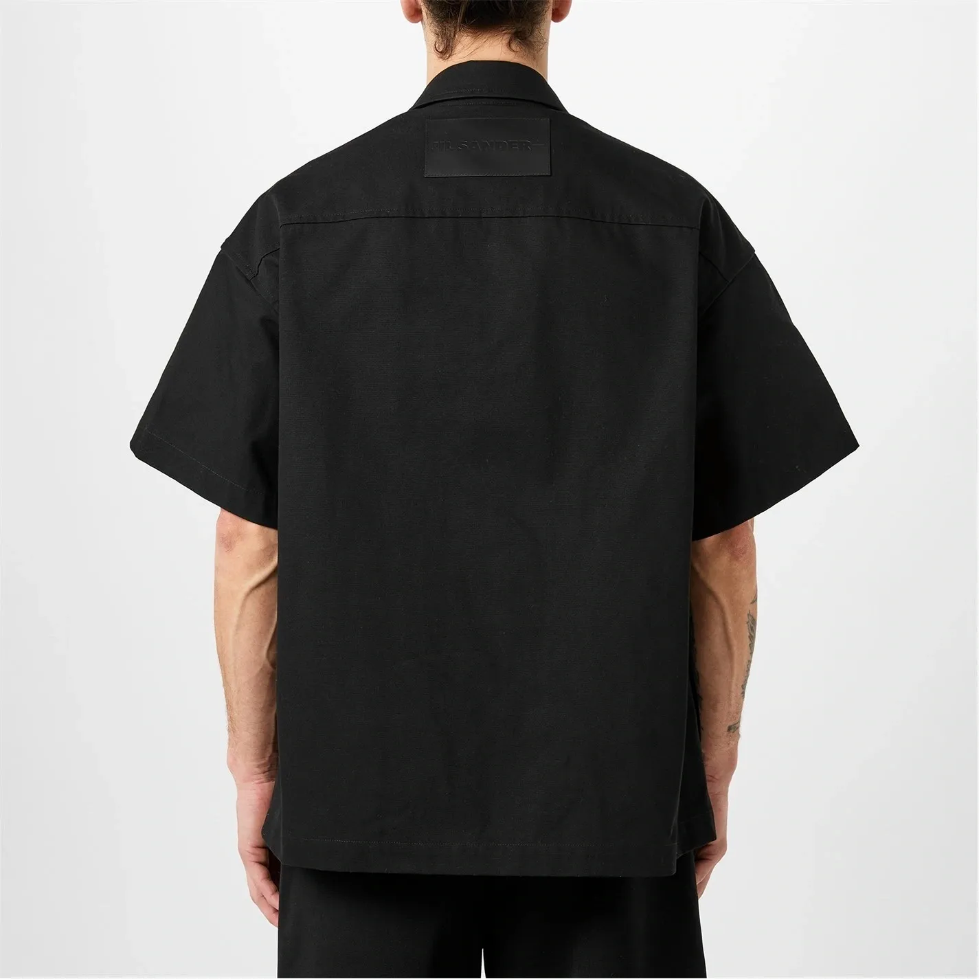 Jil Sander  |Plain Cotton Oversized Designers Shirts