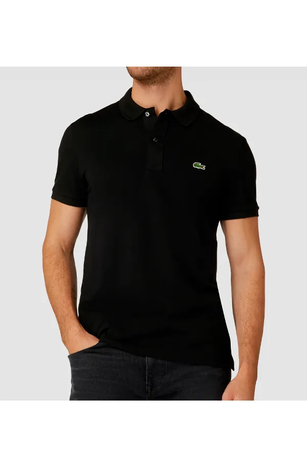 Lacoste Slim S/S Polo Piké Black