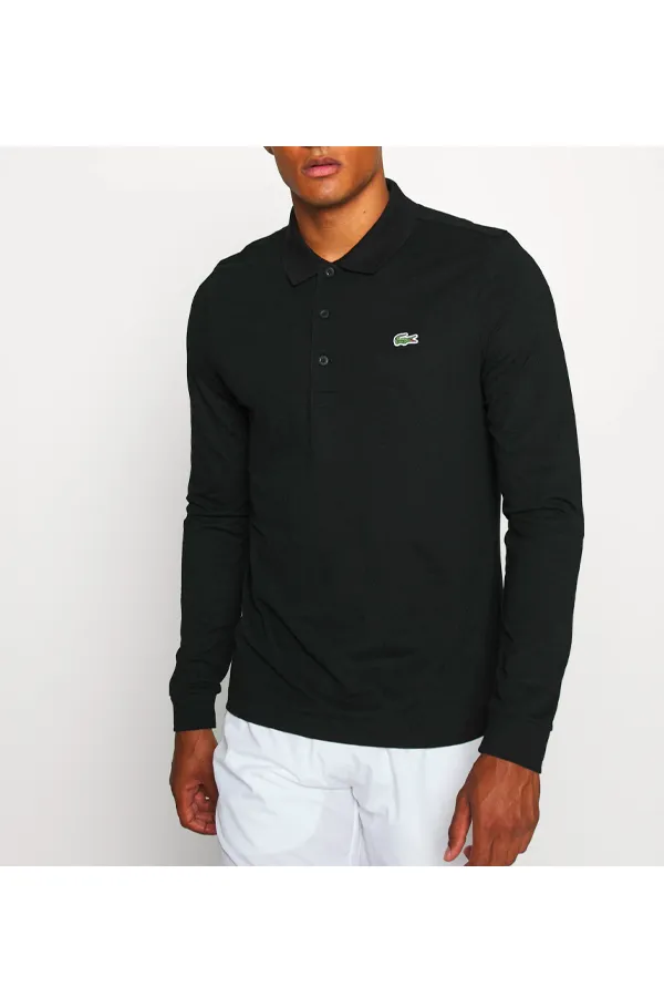 Lacoste Sport L/S Polo Piké Black