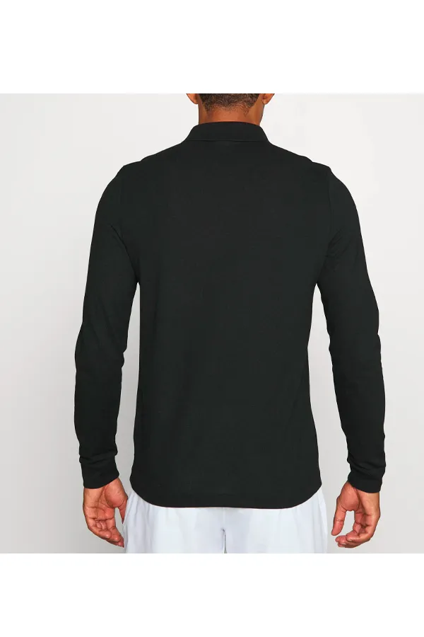 Lacoste Sport L/S Polo Piké Black