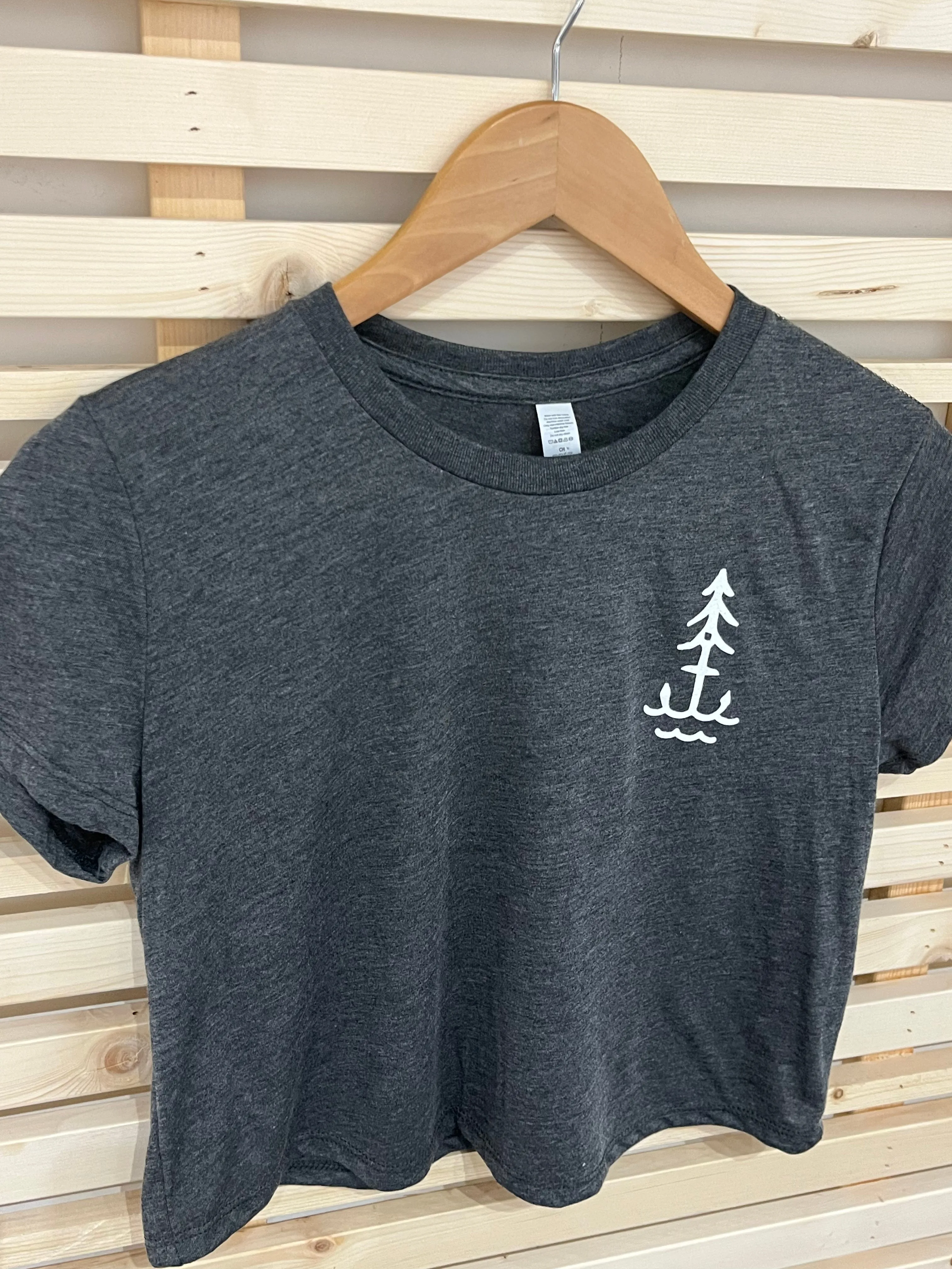 Lake & Life Signature Anchor Crop Tee