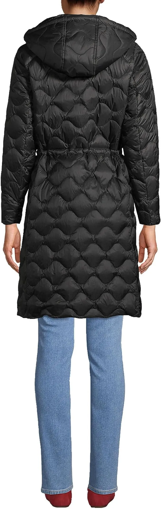 Lands' End Women's Ultralight Packable Quilted Down Coat