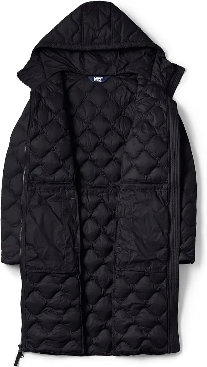 Lands' End Women's Ultralight Packable Quilted Down Coat