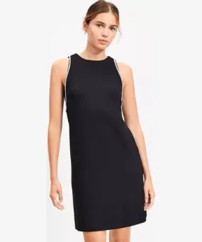 Loft Petite Sparkle Ponte Sleeveless Mini Dress