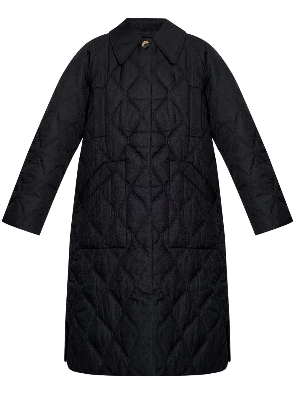 LONG QUILTED PADDED COAT