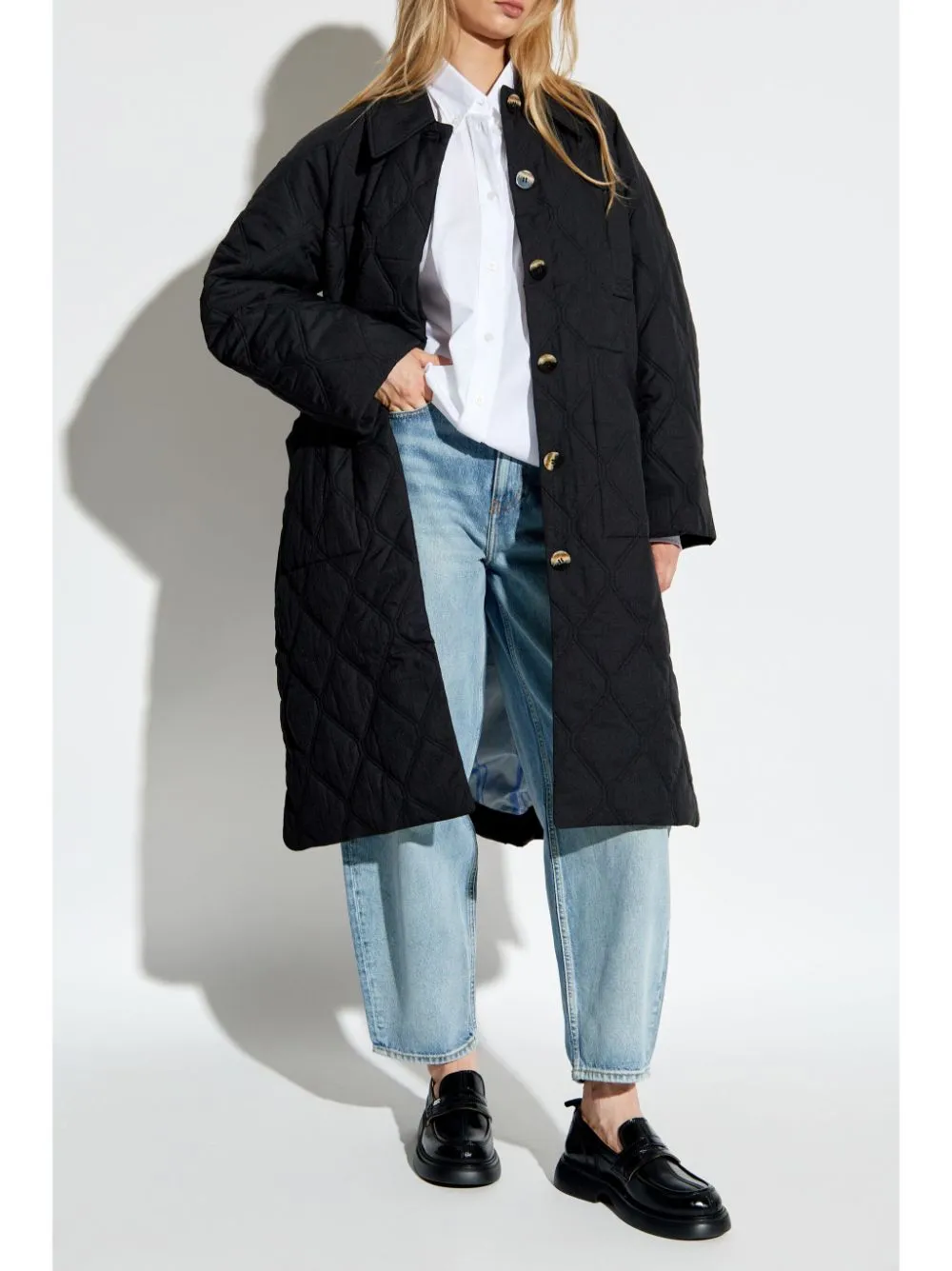 LONG QUILTED PADDED COAT