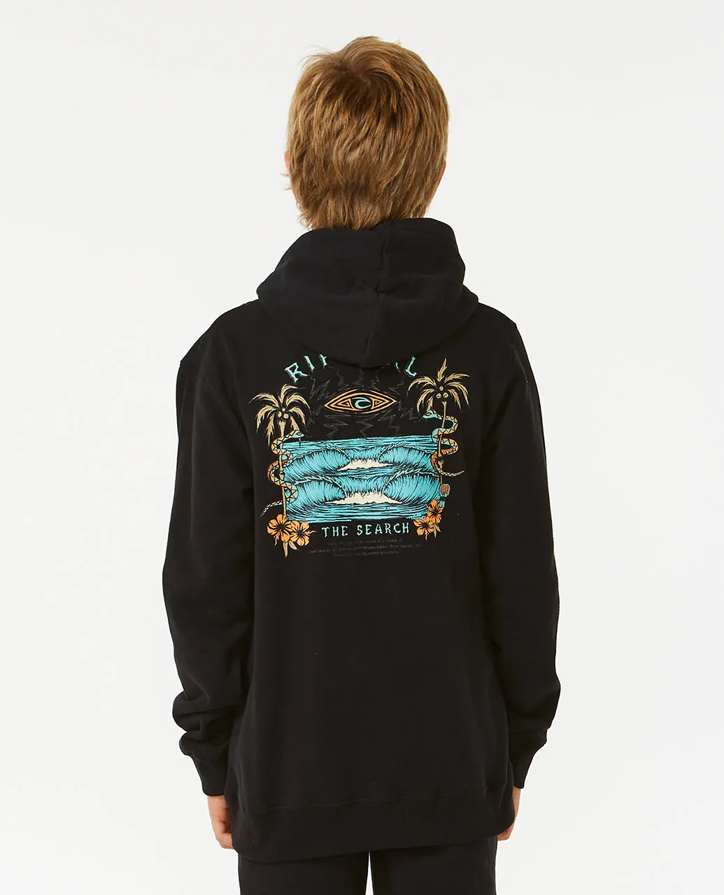 Lost Island Art Hood - Black