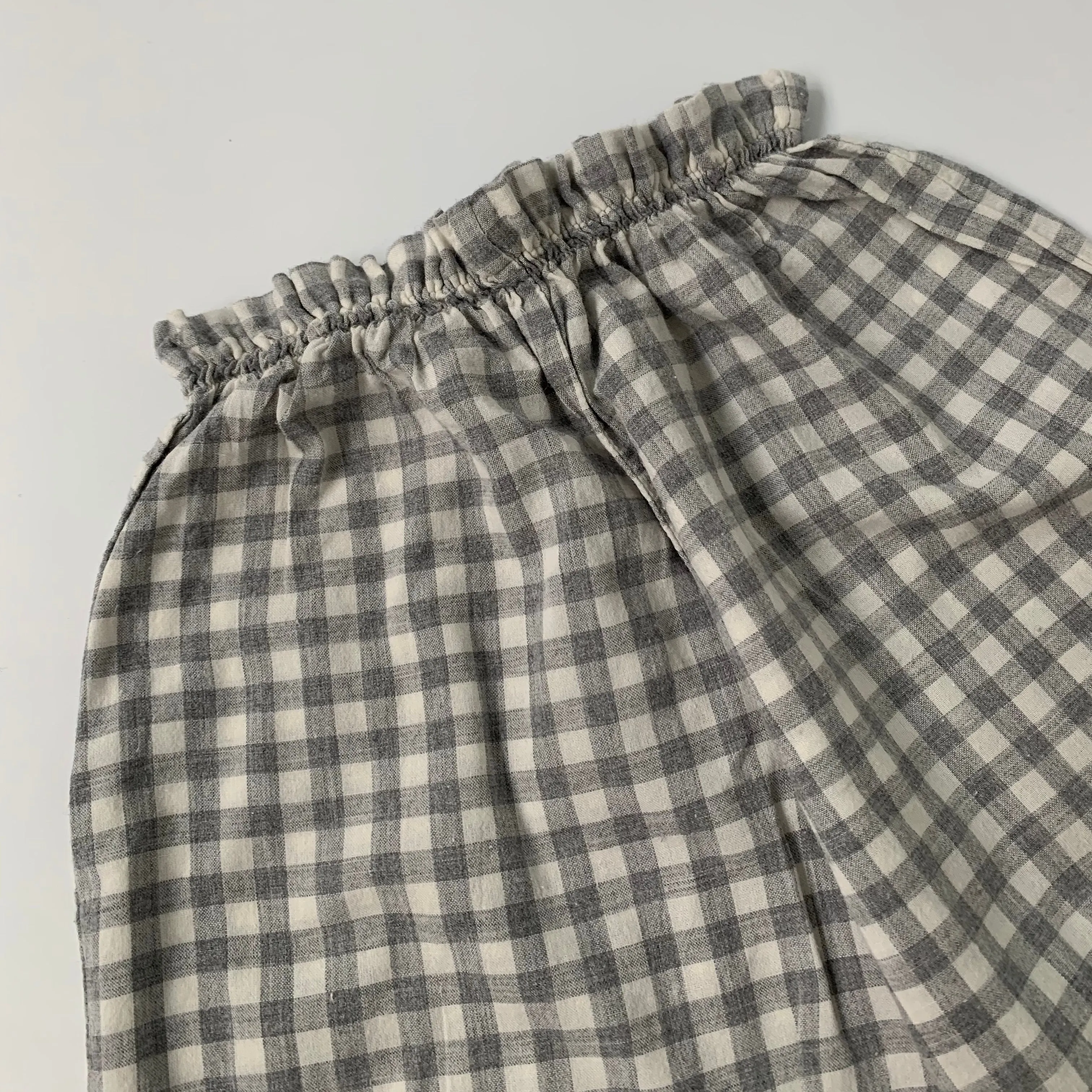 Makié Grey And White Check Trousers: 4 Years