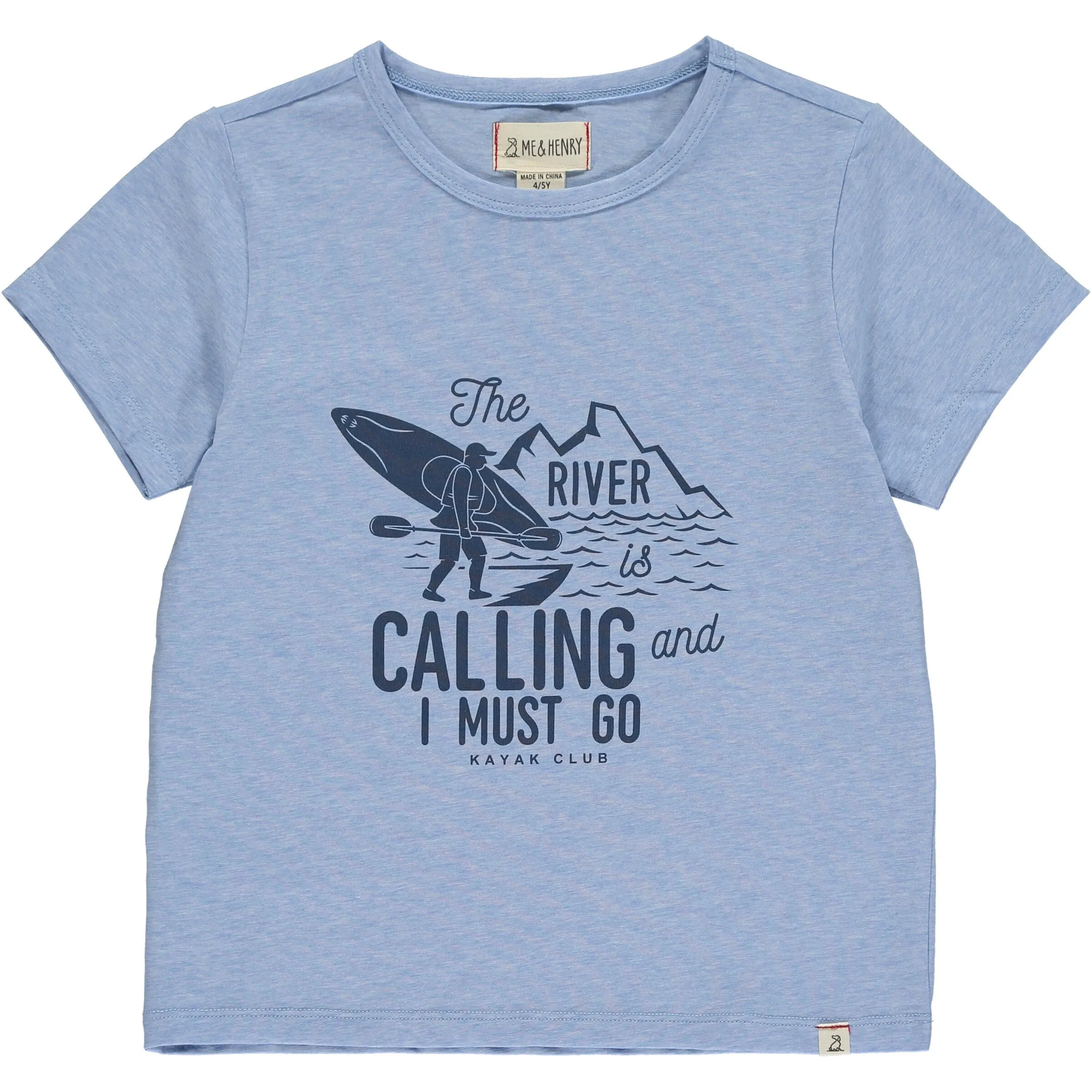 Me & Henry - River is Calling Blue Falmouth Tee