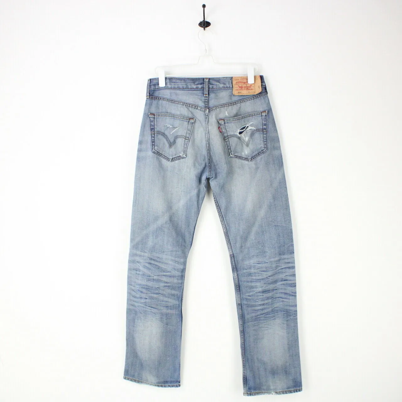 Mens LEVIS 501 Jeans Light Blue | W32 L34