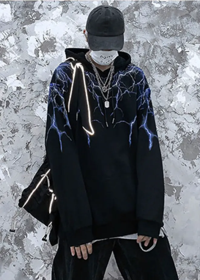 men's lightning hoodie