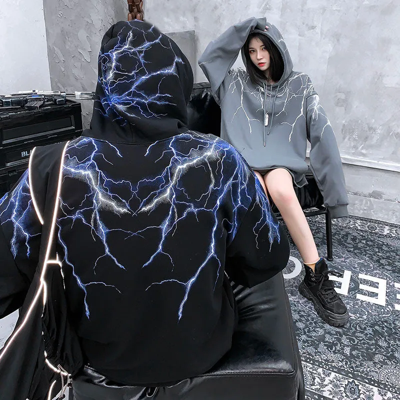 men's lightning hoodie