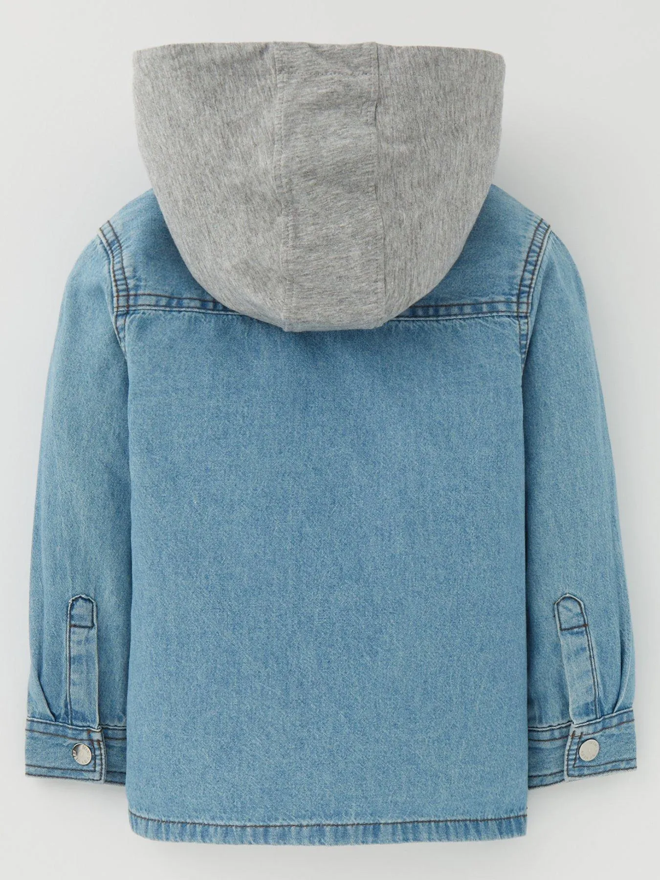 Mini V by Very Boys Denim Hoody Shirt