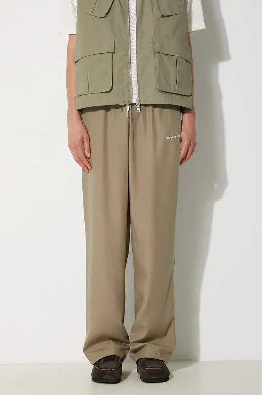 MKI MIYUKI ZOKU trousers Tencel Trousers men's green color TENCEL.TROUSERS