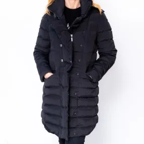 Moncler Padded Black Coat Size 3