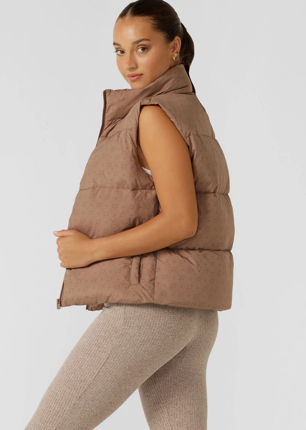 Monogram Puffer Vest | Jackets, Hoodies and Sweats | Lorna Jane New Zealand