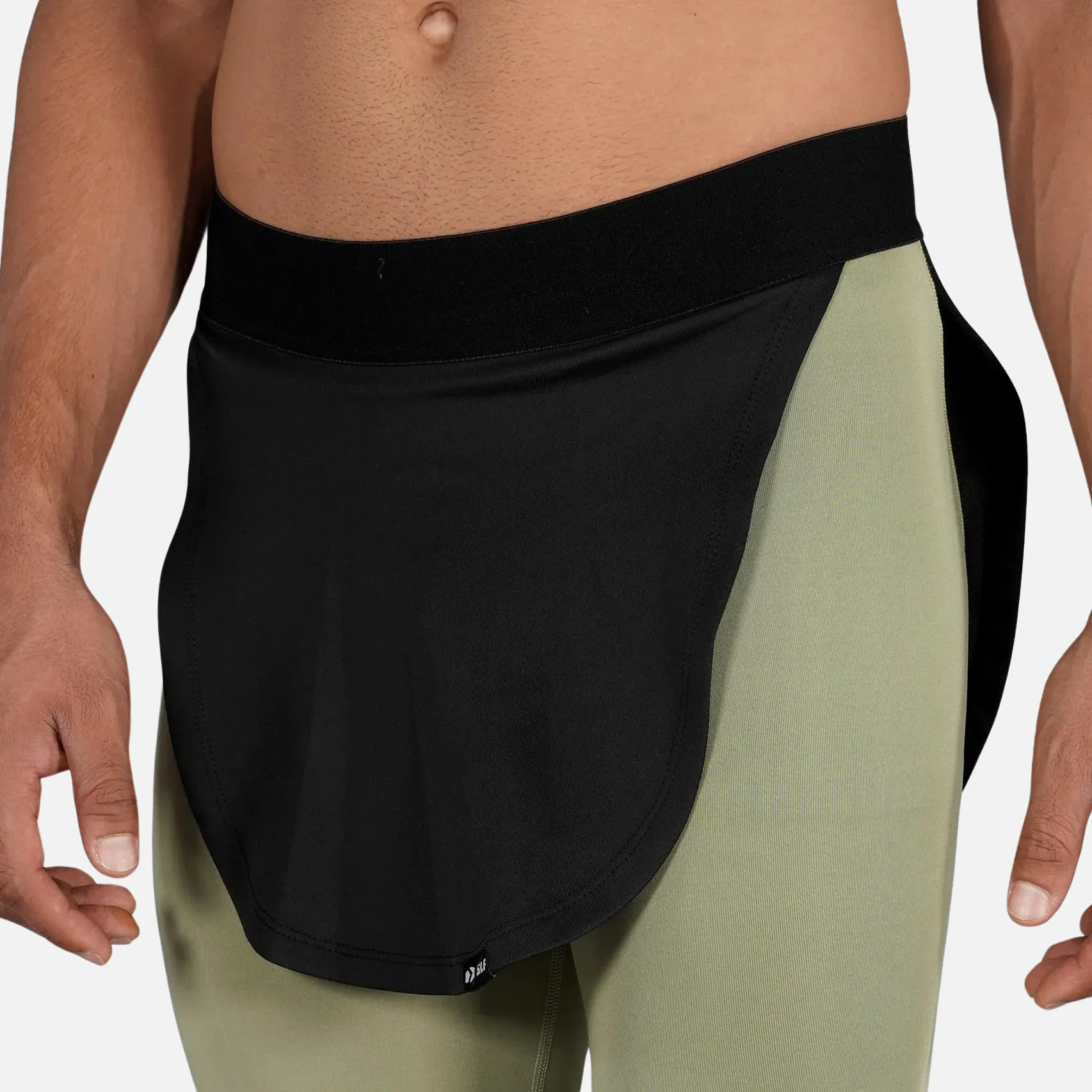 Moss Green 3/4 Tarzan Tights for men