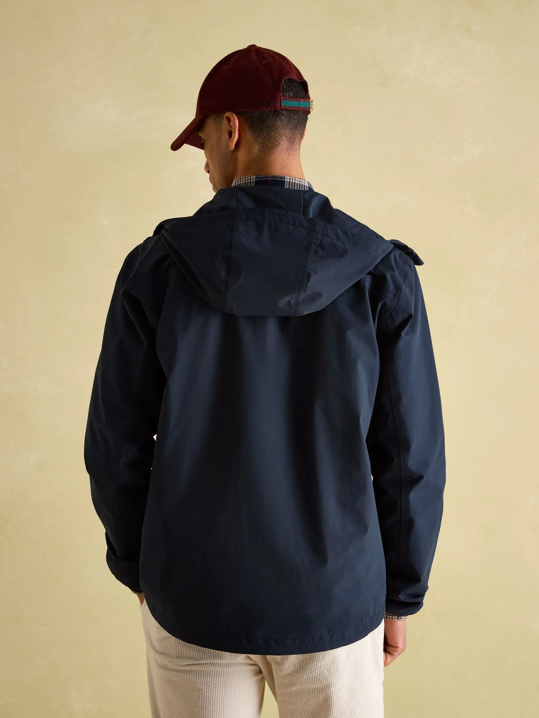 Navy Lightweight Waterproof Coat