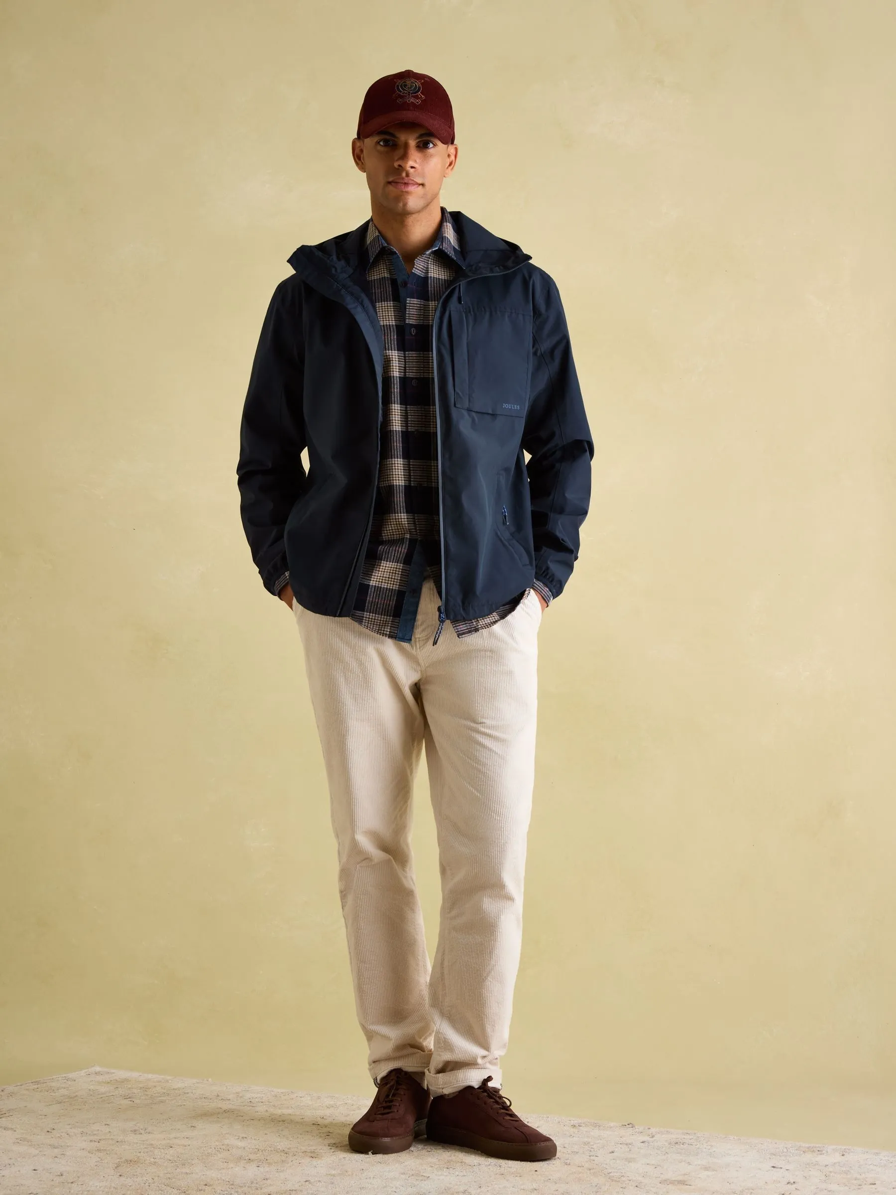 Navy Lightweight Waterproof Coat