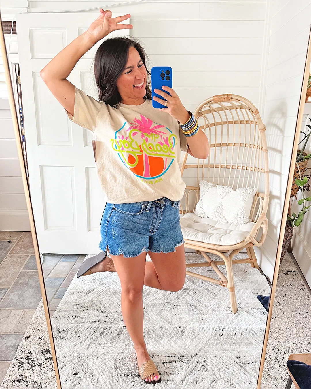 Neon Beach Boys Graphic Tee