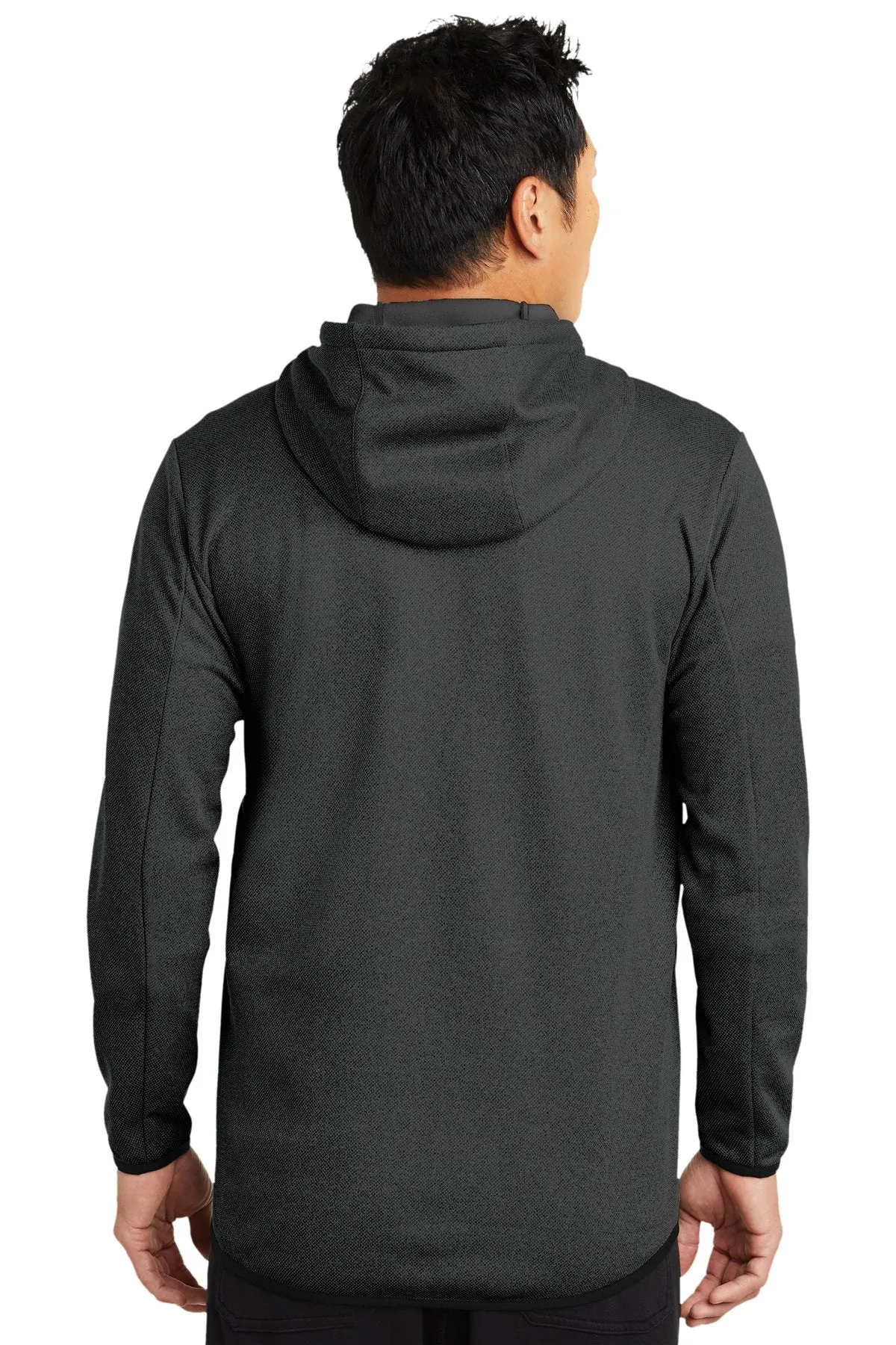 Nike Therma-FIT Textured Fleece Full-Zip Hoodie Black NKAH6268