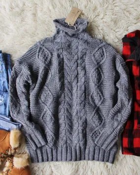 Northwest Fisherman's Sweater in Gray