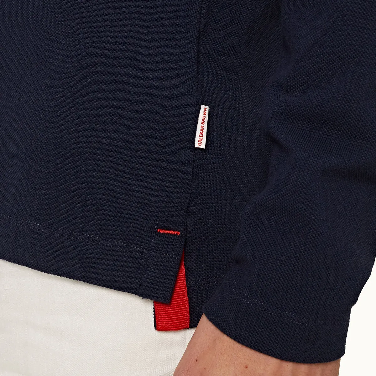 Orlebar Brown - Felix LS Tape Resort Polo Shirt in Navy