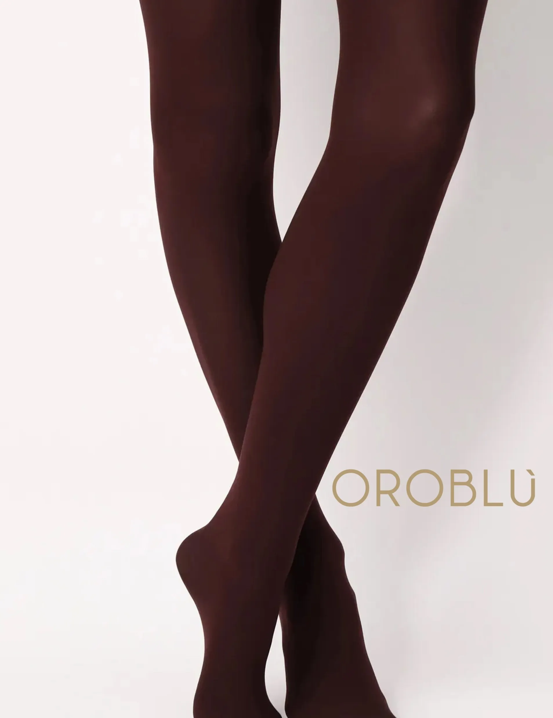 Oroblu All Colours Double Face Tights Black/Bordeaux VOBC67548