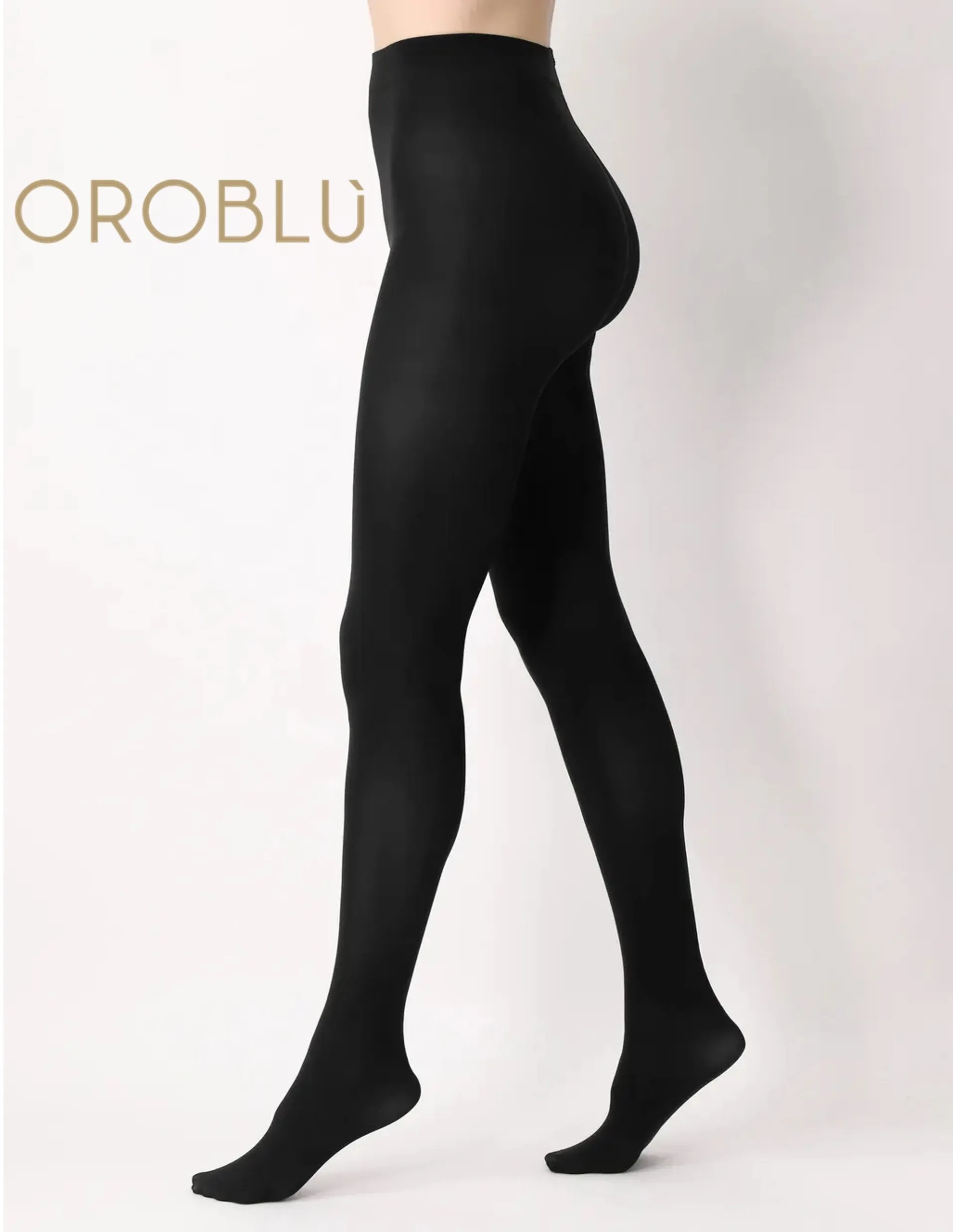 Oroblu All Colours Double Face Tights Black/Bordeaux VOBC67548