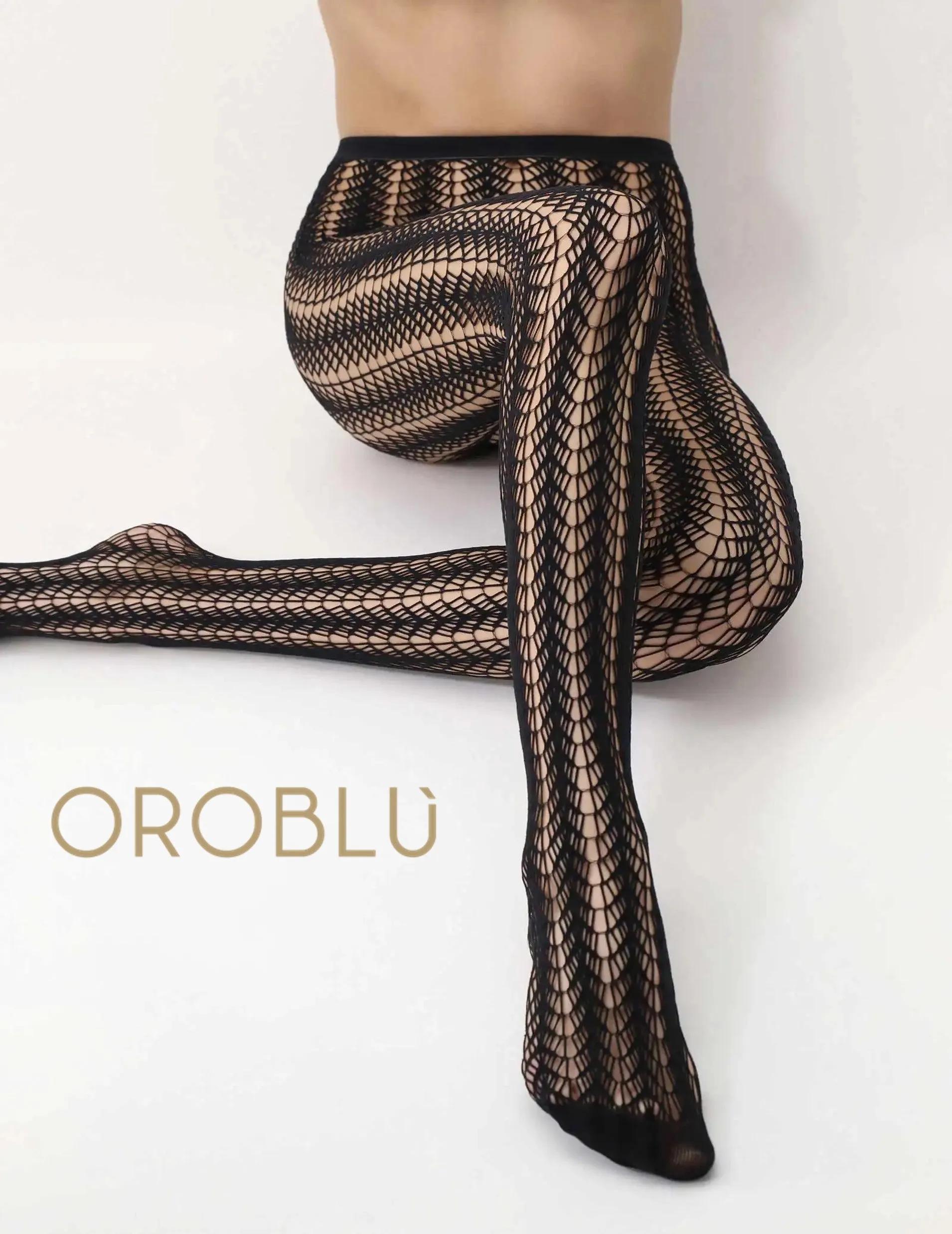 Oroblu Gothic Fishnet Tights Black