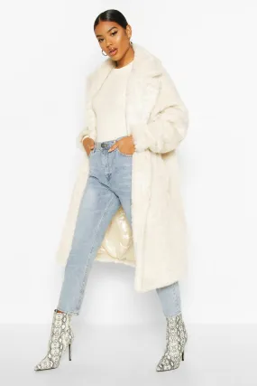 Oversized Teddy Faux Fur Coat