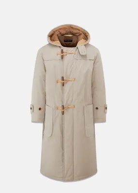 Padded Duffle Coat Beige