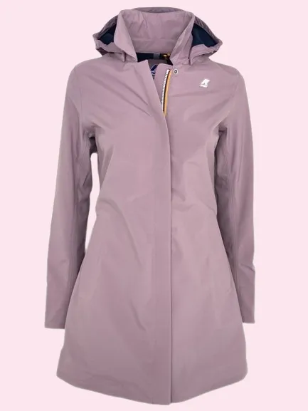 PARKA DONNA ROSA CON CAPPUCCIO