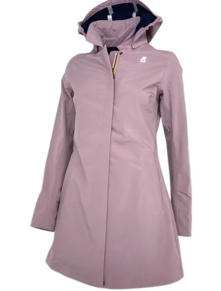 PARKA DONNA ROSA CON CAPPUCCIO