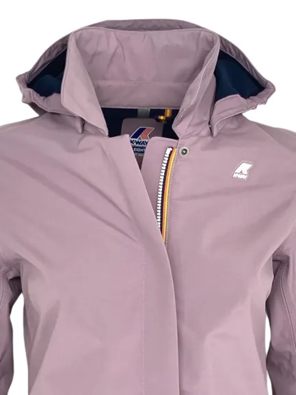 PARKA DONNA ROSA CON CAPPUCCIO