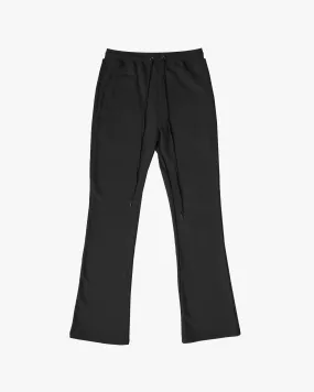 PERFECT FLARE SWEATPANTS-BLACK