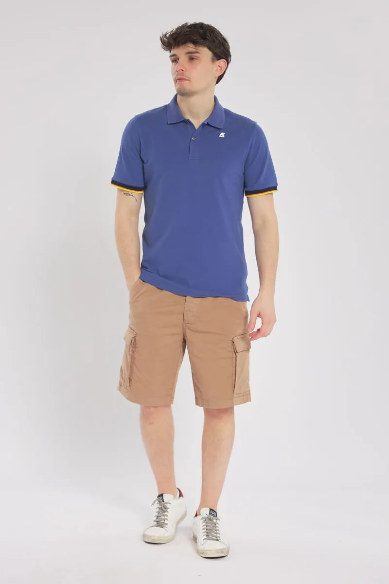 Polo Uomo Blu Cobalto