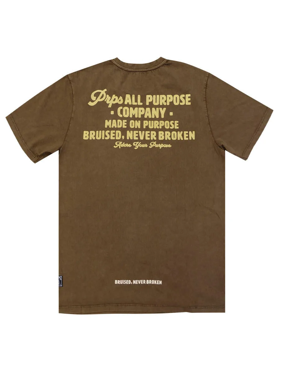 PRPS CUSTER TEE (BISON)