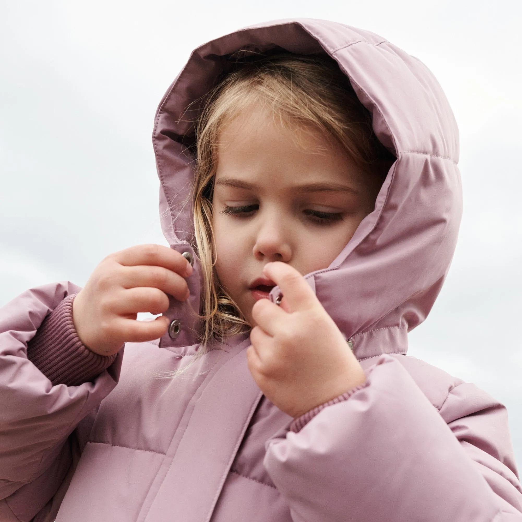 Puffer Coat Yrsa - soft lilac