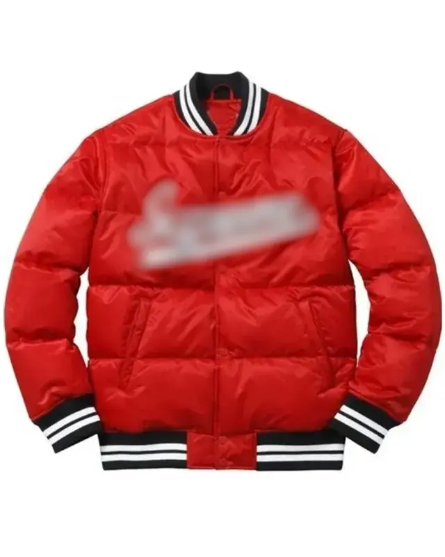 Red Supremely Varsity Jacket - William Jacket