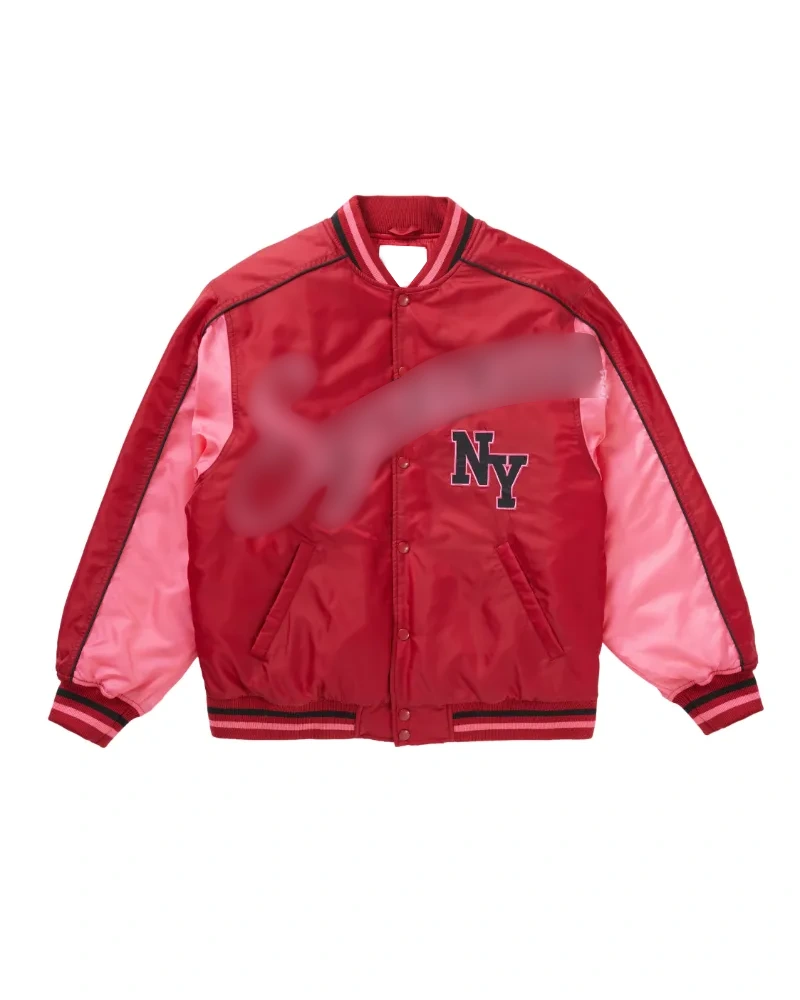 Red Supremely Varsity Jacket - William Jacket