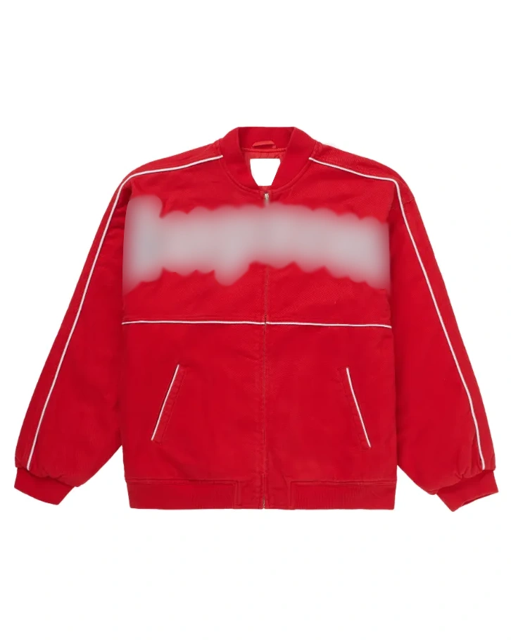 Red Supremely Varsity Jacket - William Jacket