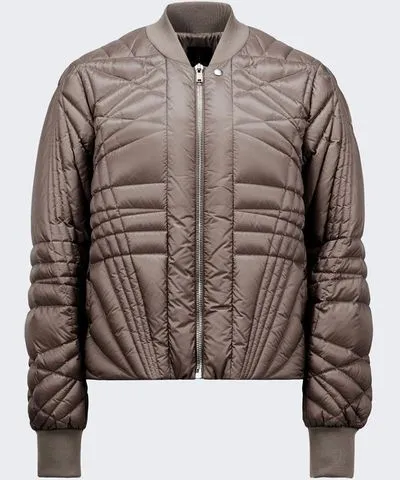 Rick Owens X Moncler Megapenta Flight Jacket Dust