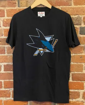 San Jose Sharks Red Jacket Brass Tacks Tee