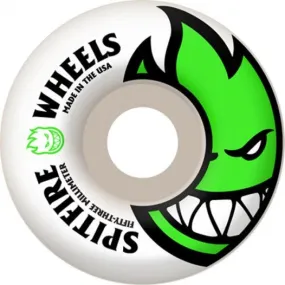 Spitfire Bighead Skateboard Wheels Green 53mm 99A