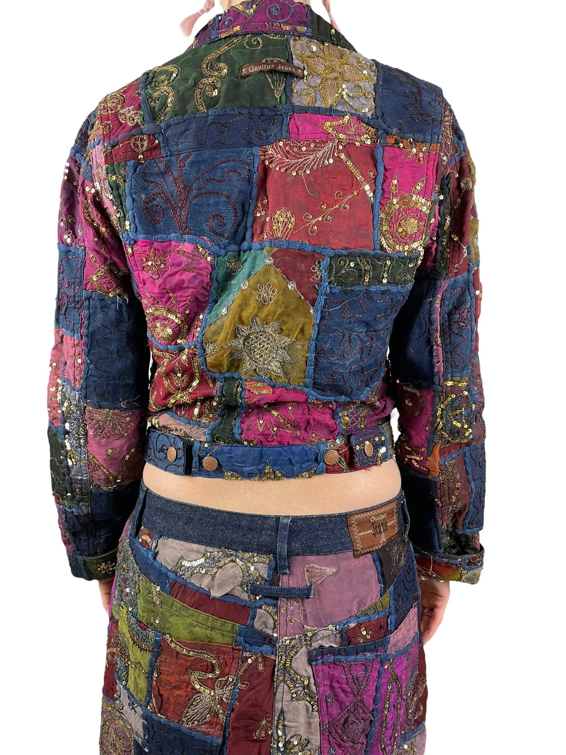 S/S 1999 Jean Paul Gaultier patchwork jacket