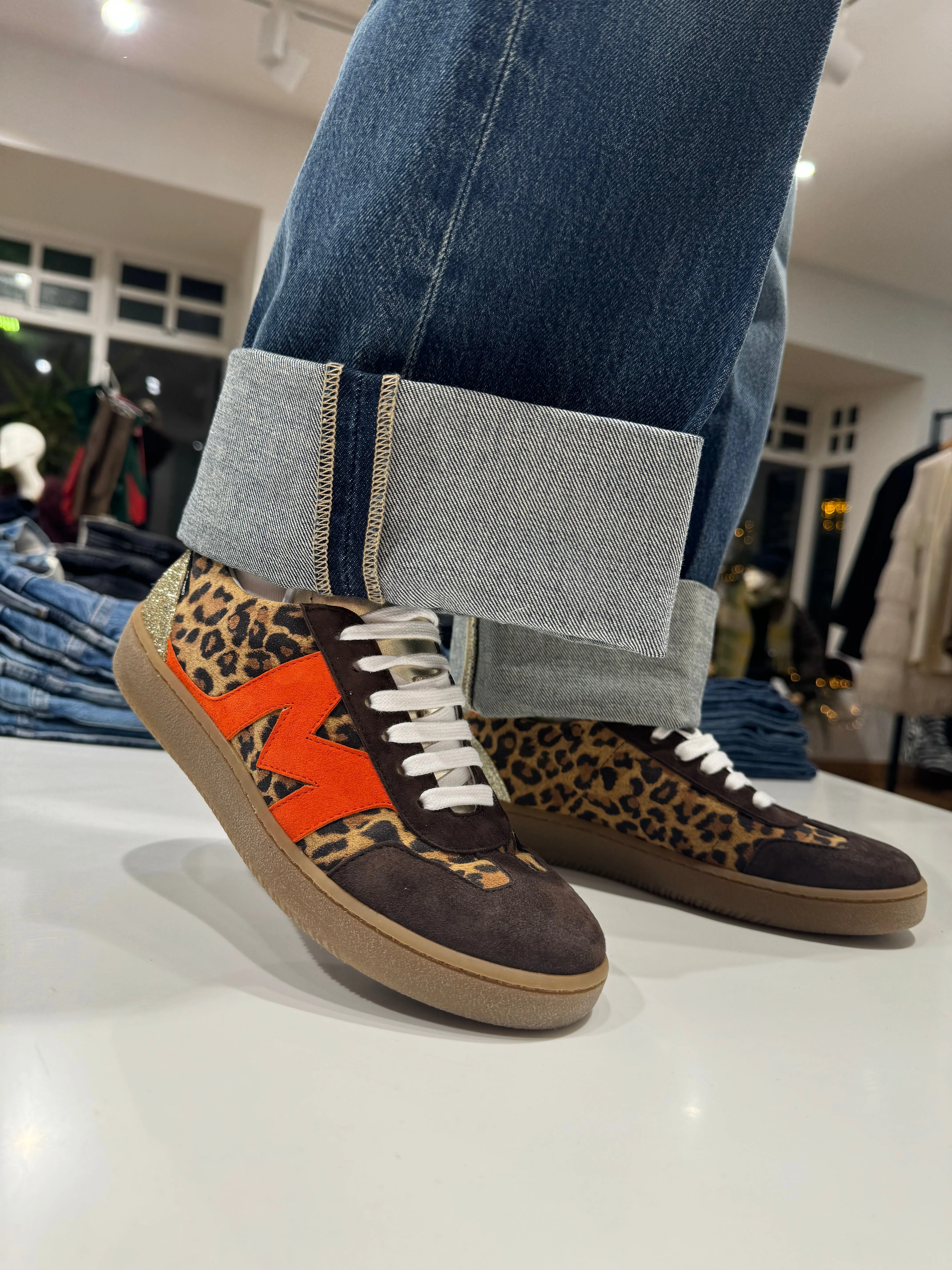 STAMPA LEOPARD SNEAKER - MARCO MOREO